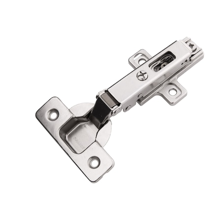 Hickory Hardware Hinge Concealed Full Overlay Frameless Self-Close Clip On Polished Nickel Finish, 2PK HH075221-14